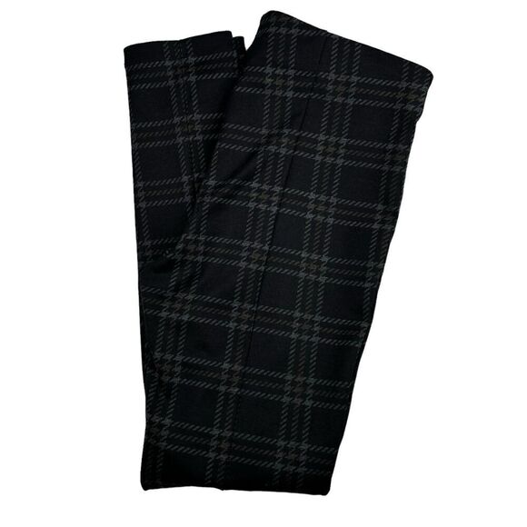 Sanctuary Windowpane Plaid Pull On Ponte Pants - Picture 5 of 6